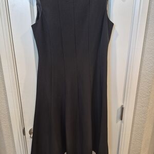 Evan Picone Classic Black Midi Dress
